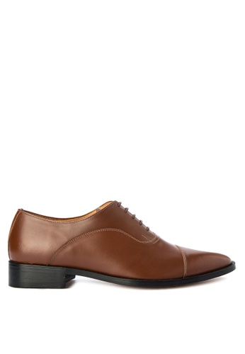 Bristol Shoes brown Bellamy Brown Captoe Oxford BR842SH0KS54PH_1