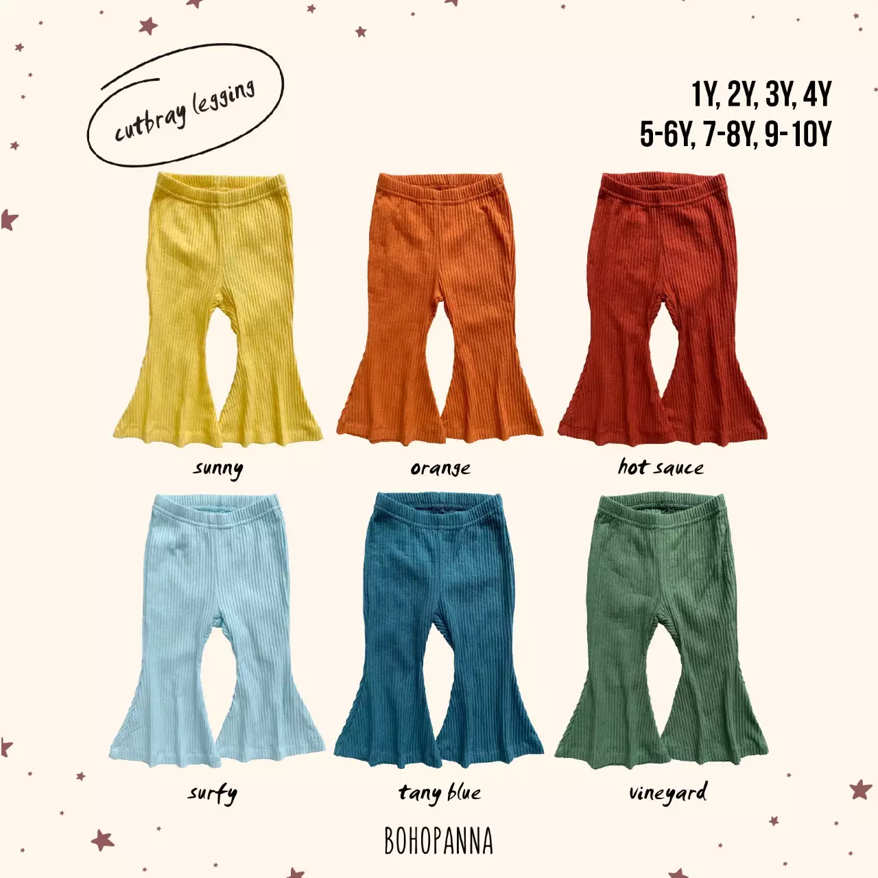 BOHOPANNA - CUTBRAY LEGGING PANTS - CELANA ANAK