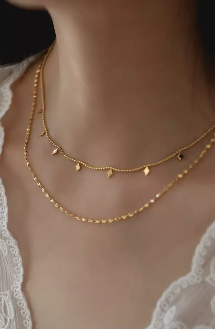 Buy CELOVIS CELOVIS Alora with Rhombus Multi Layer Chain