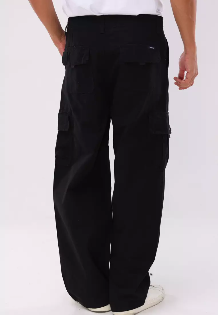 Wide Straight Cargo Pants