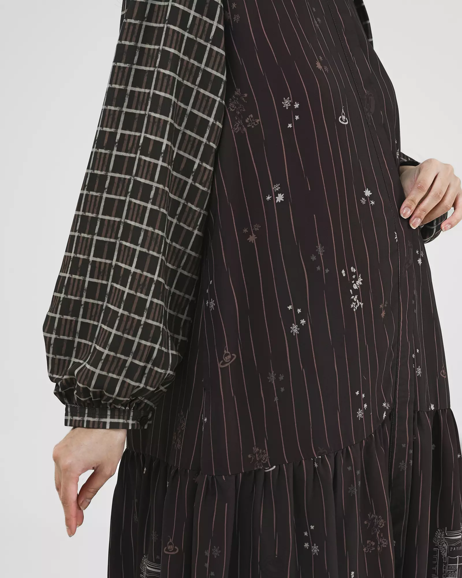 Geulis.id CANDICE DRESS - Brown