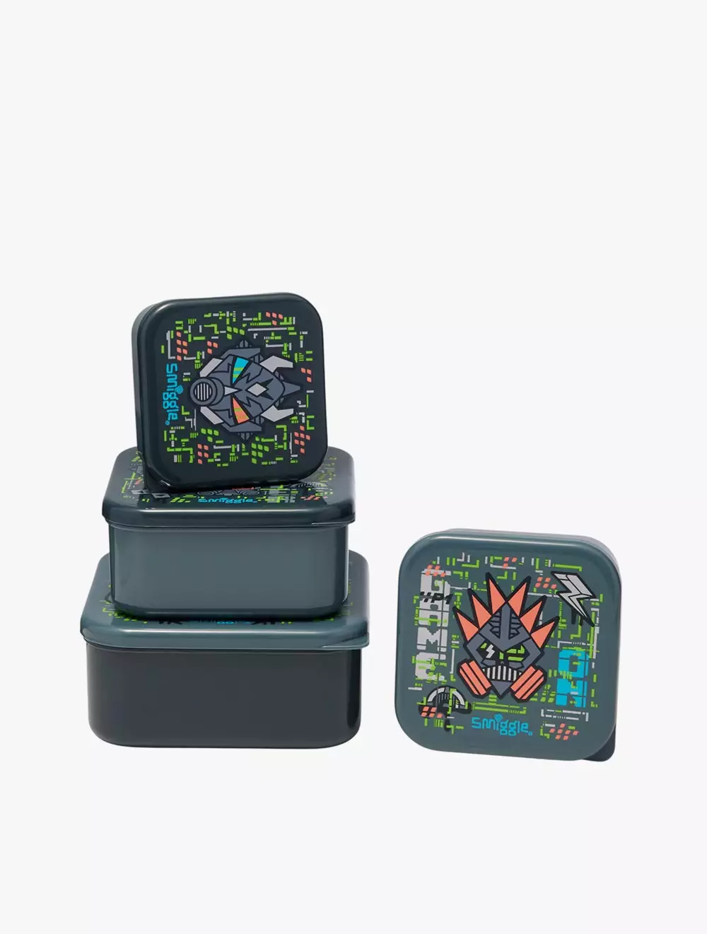 Smiggle Trailblazer 4 In 1 Containers - IGL457006GRY