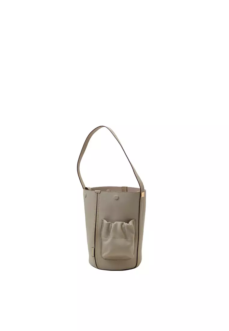 ORUKAMI Pocket Convertible Bucket Tote Small II - Toffee