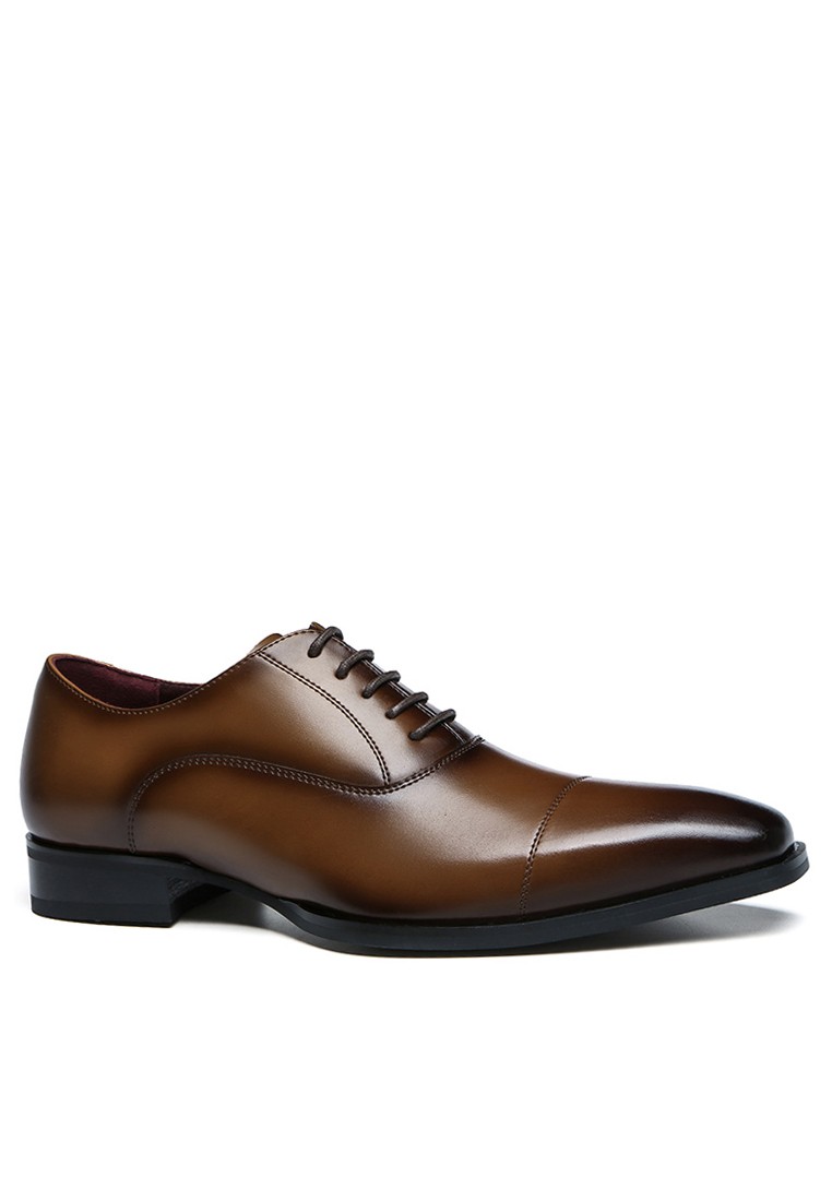 Leather Cap Toe Business Shoes MK5009-1