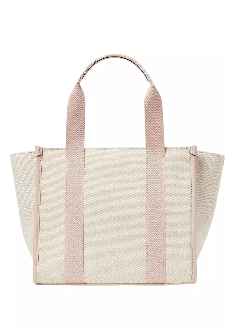 Kip Canvas Small Tote - Rose Smoke