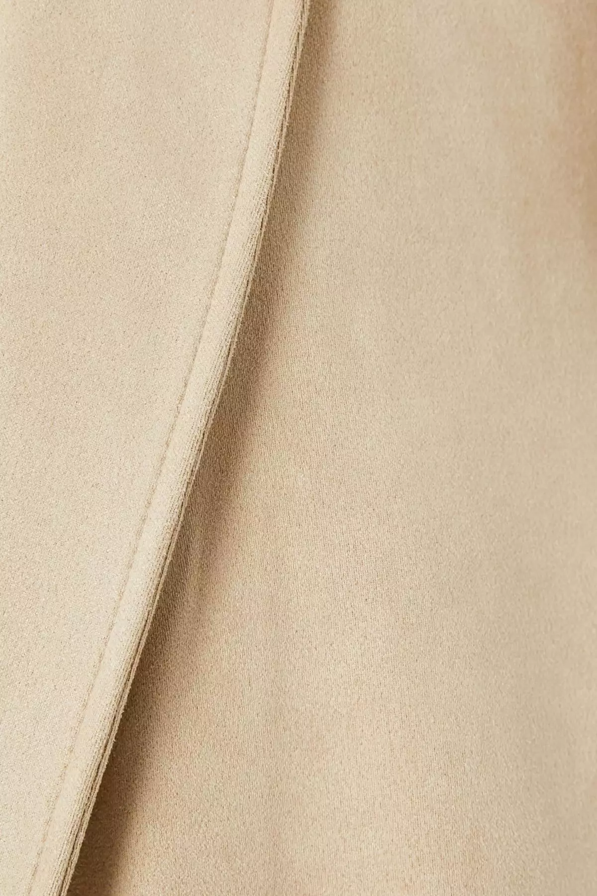 Stradivarius Long Faux Suede Trench Coat in Natural | UK