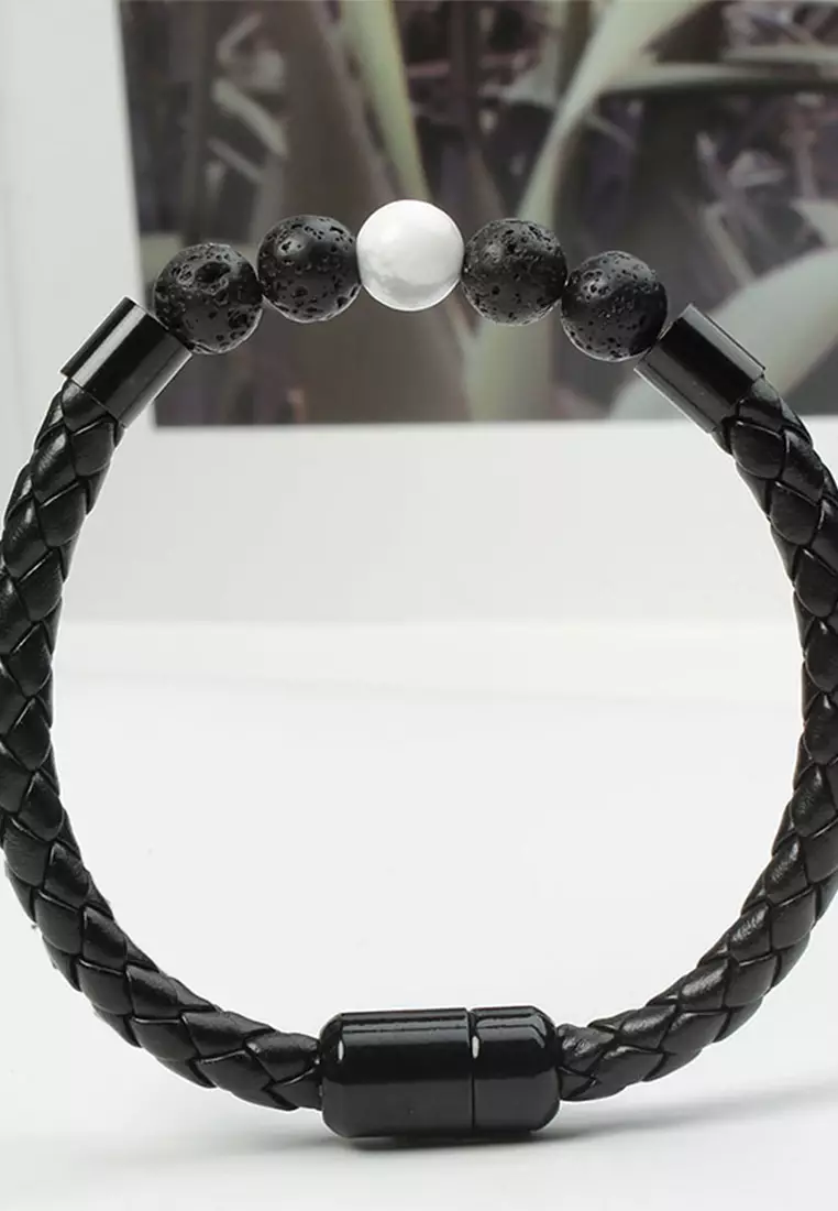 White deals rock bracelet