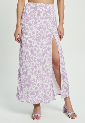 SÃ¡vel purple Kenna Skirt E5054AAD4BF26FGS_1