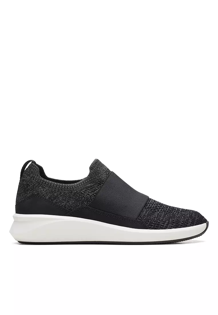 Discount on Clarks  shoes - SKU: Un Rio Knit Black