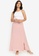 ZALORA BASICS pink Maxi Skirt With Slits 67AD6AA874303FGS_4