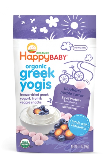 Happy Family Happy Family Happy Baby Organic Greek Yogis - Blueberry Purple Carrot, 28 g 1DD9DESE378B70GS_1