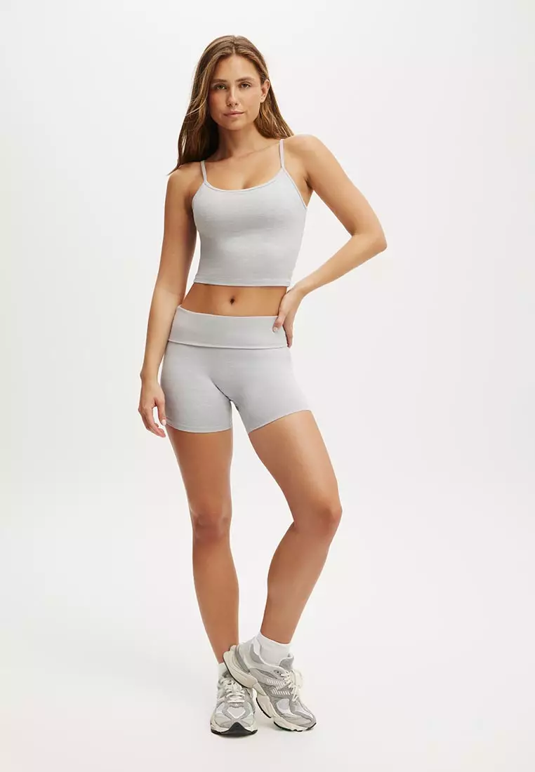 Ultra Soft Roll Over Shortie Shorts