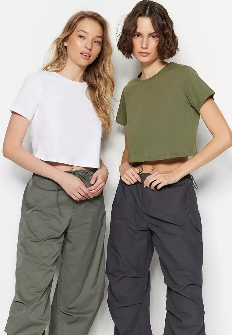 2 Packs Basic T-Shirts