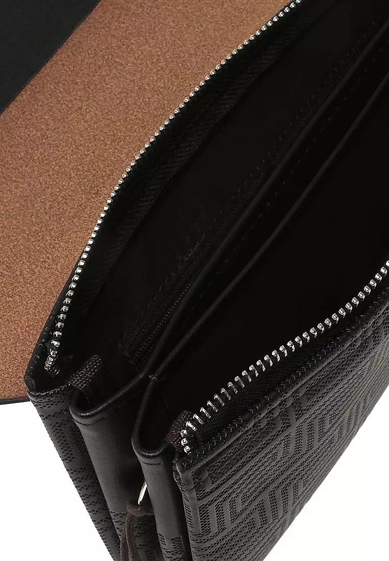 Long Wallet Dompet Clutch Pria Elegant Design Many Slot Material Leather Kulit ORIGINAL