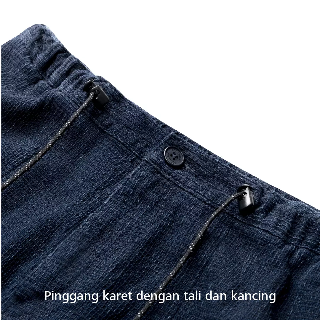 Tova Pants Wide Pants Celana Baggy Lebar Stylish - Navy