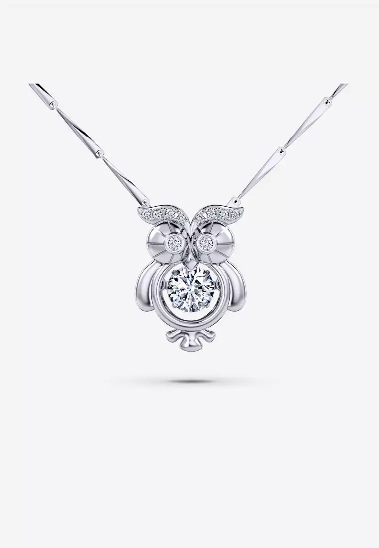 Dancing diamond pendant necklace online