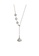 ZITIQUE silver Women's Elegant Diamond Embedded Sectors Necklace - Silver 65E39ACACC881BGS_1