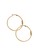 Tory Burch gold Kira Hoop Earrings (hz) DE752ACC952BA2GS_1