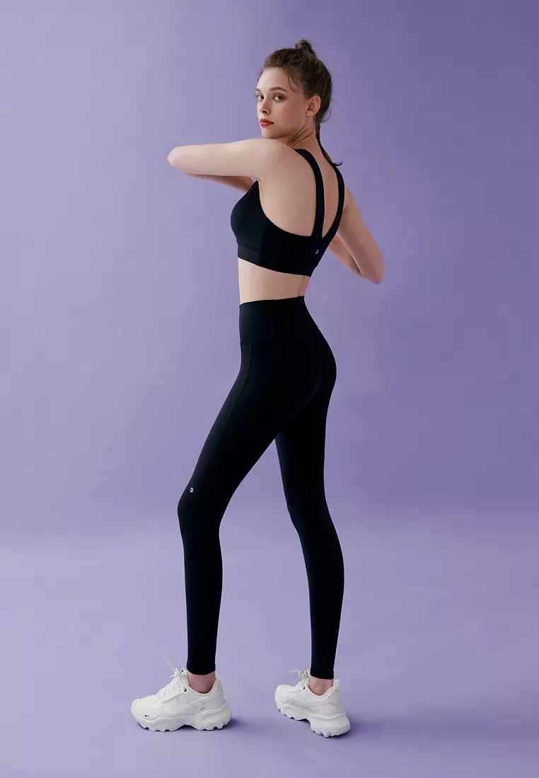 Plax-X Leggings (Black) Quick-drying Running Fitness Yoga Hiking