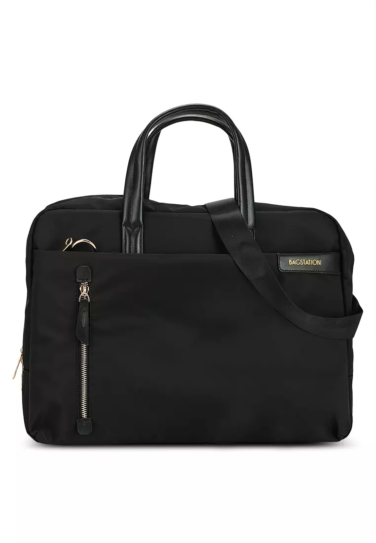 Buy BAGSTATION Trimmed Convertible Laptop Bag Online ZALORA Malaysia