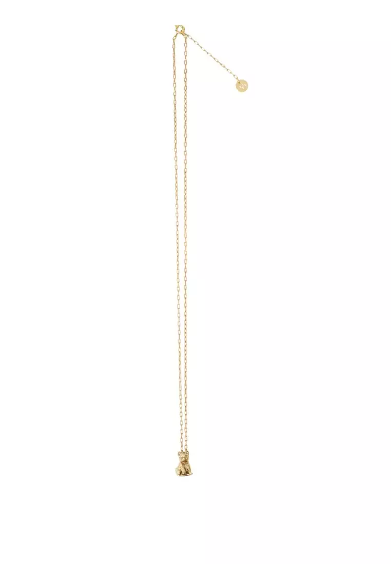 Gold animal necklace store