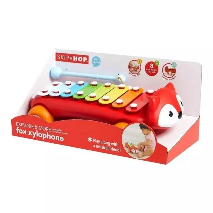 Skip Hop Explore & More Fox Xylophone - Mainan Edukasi Bunyi Alat Musik Bayi