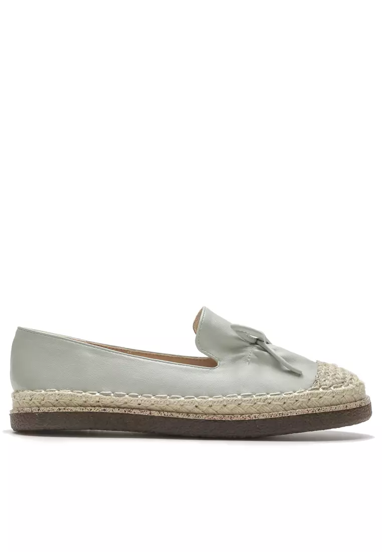 Discount on Twenty Eight Shoes  shoes - SKU: Bow Faux Leather Espadrilles Ps633-1