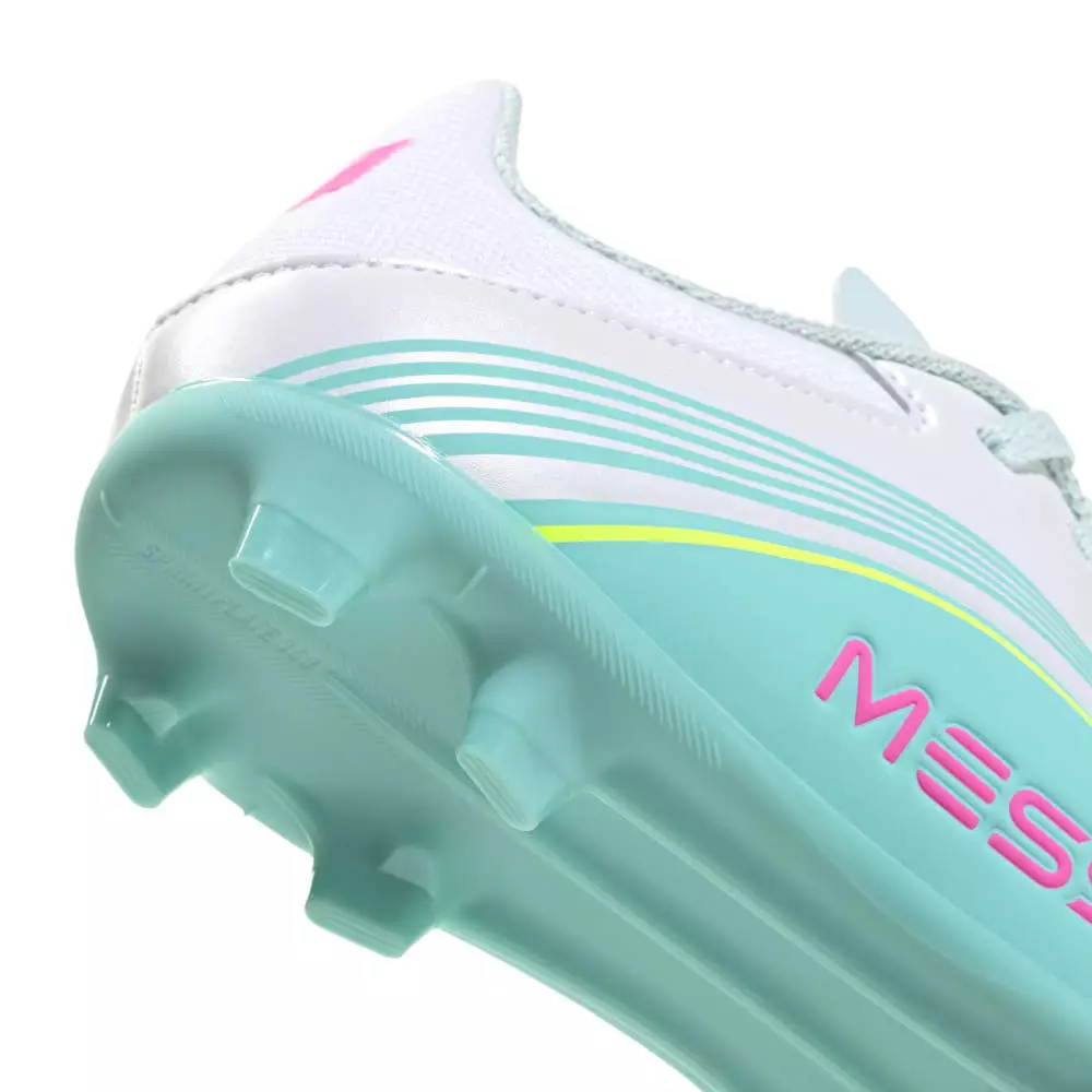 ADIDAS F50 Messi League Fg/Mg J JQ0942 - Sepatu Bola Anak (Putih)