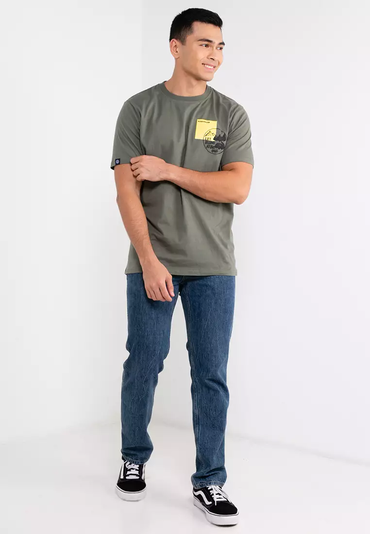 Men's Round Neck Graphic Tee