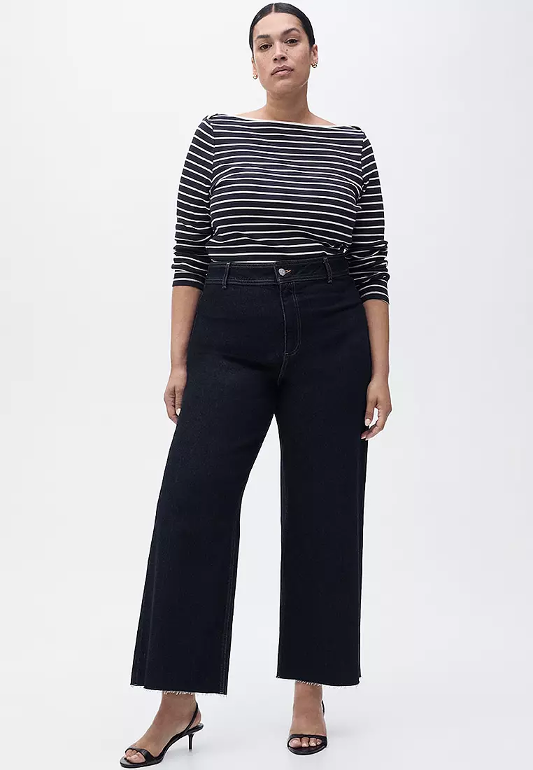 Catherin Culotte High-Rise Jeans