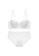 W.Excellence white Premium White Lace Lingerie Set (Bra and Underwear) 3AF68USEBFB9A1GS_1