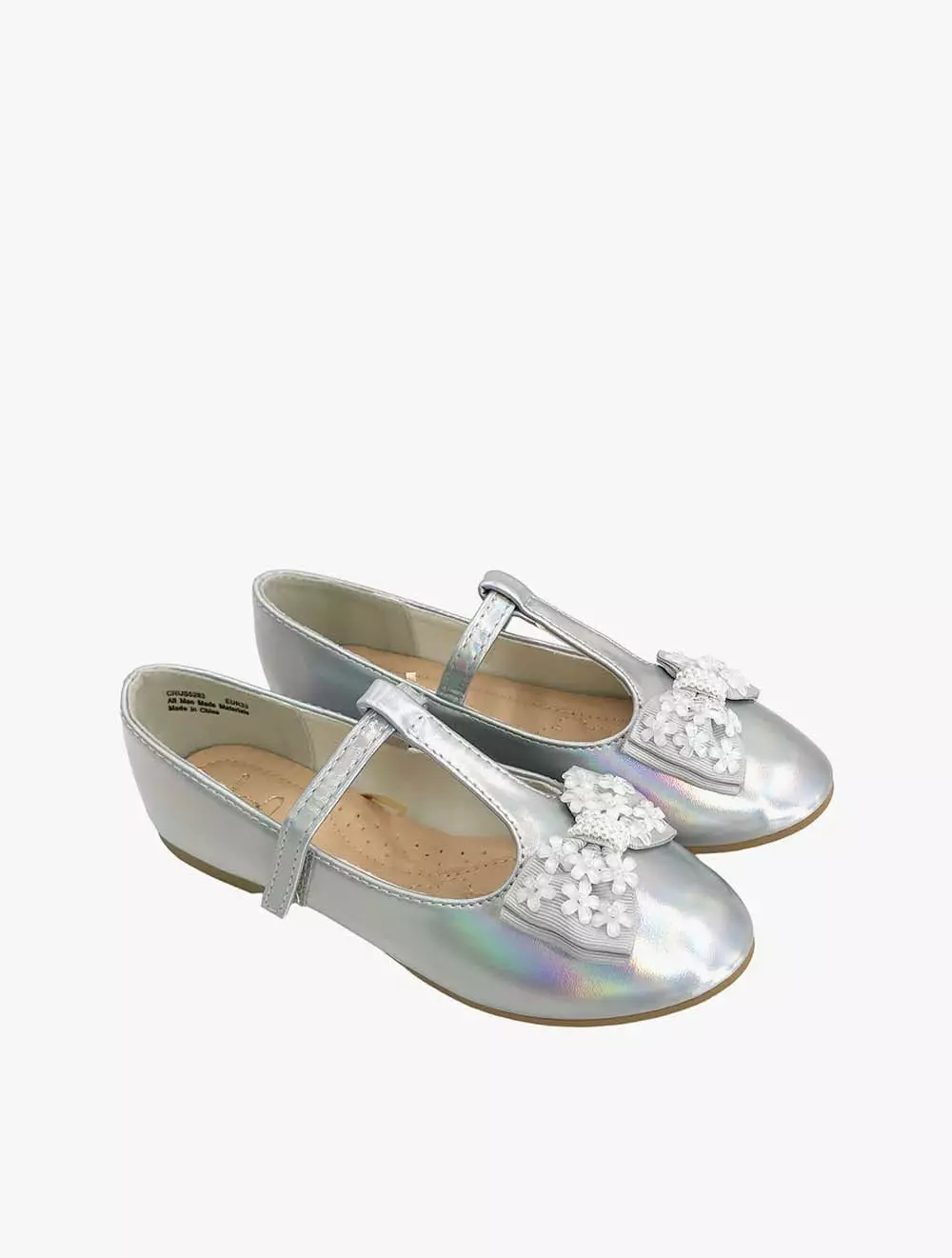 Payless Chrissie Childrens Harper Youth MJ Flats - Iridescent_07