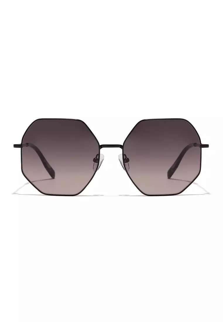 HAWKERS Black Smoky Black Lumina Sunglasses For Women, Female. Official Product Designed In Spain