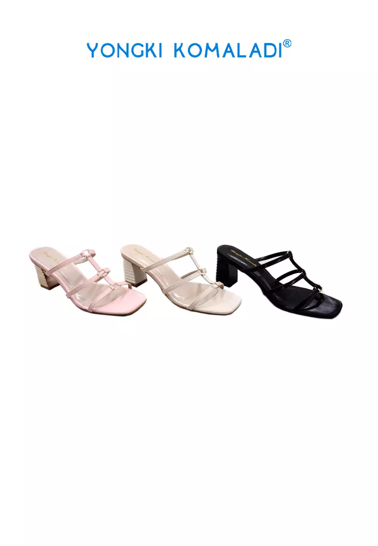 [ ORIGINAL ] YONGKI KOMALADI HEELS OL-KNN7047-22 PEACH