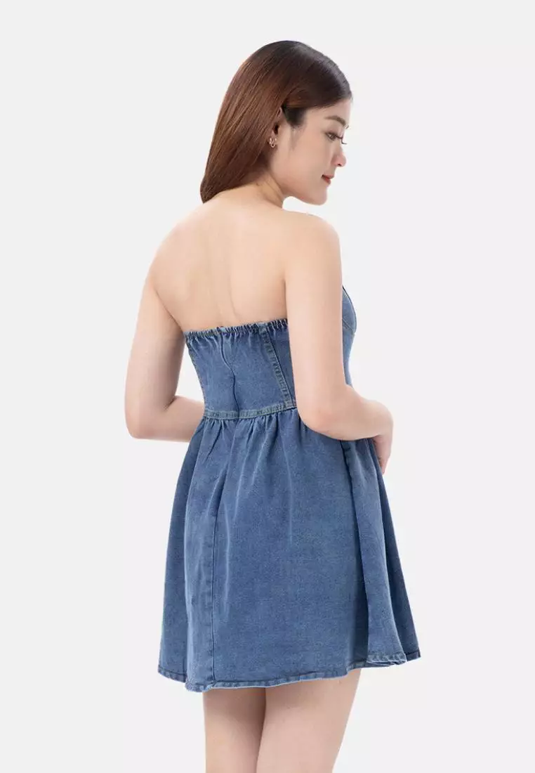 Alice Mini Dress Denim