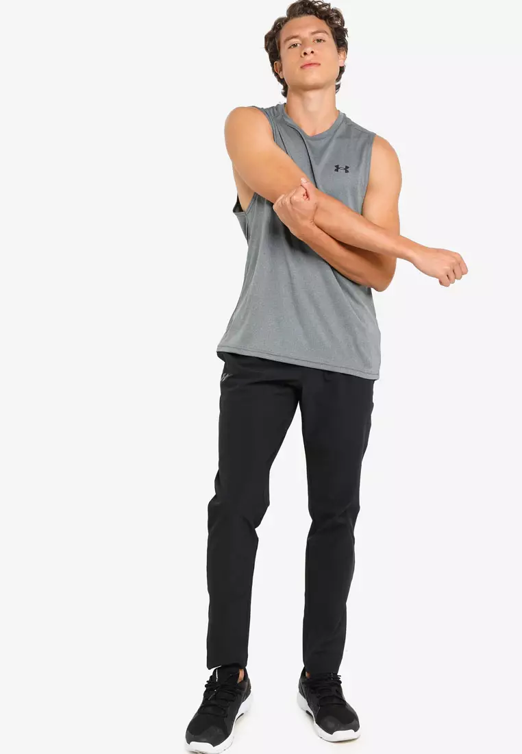 Buy Under Armour Velocity Muscle Tank Top in Pitch Gray Light Heather/Black  2024 Online