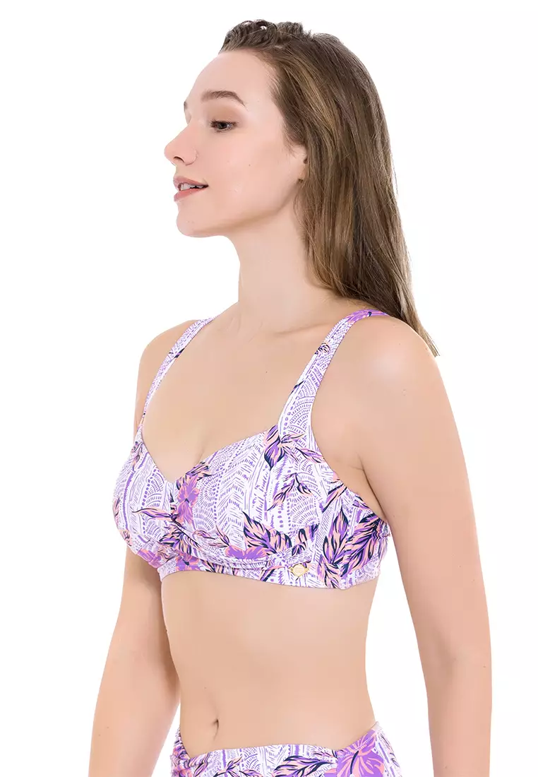 South Pacific Hibiscus DD/E Cup Bikini Top