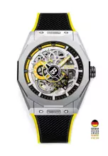 Silver, Black, Yellow