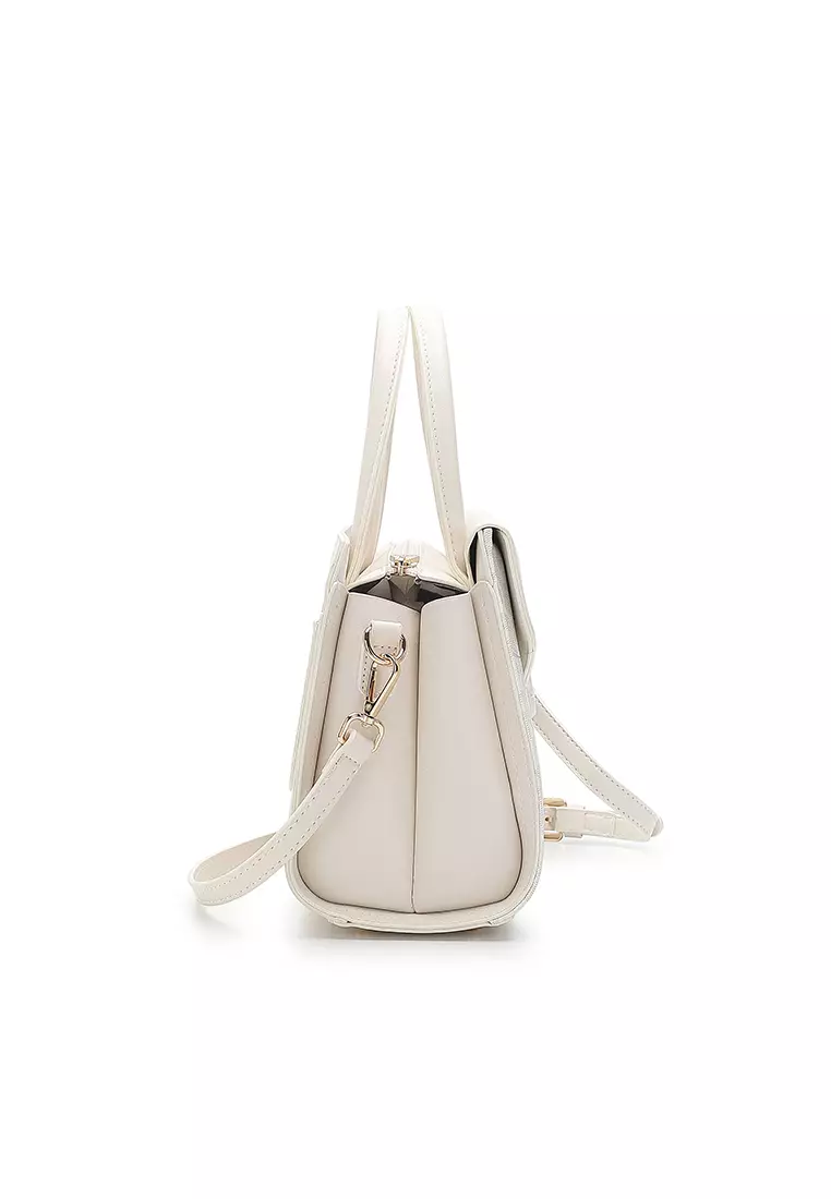Women's Top Handle Bag / Sling Bag / Crossbody Bag (Tas Selempang / Tas Tangan) - Putih