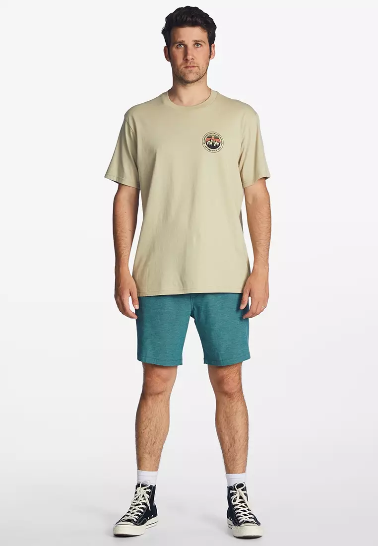 Khaki shorts and t on sale shirt