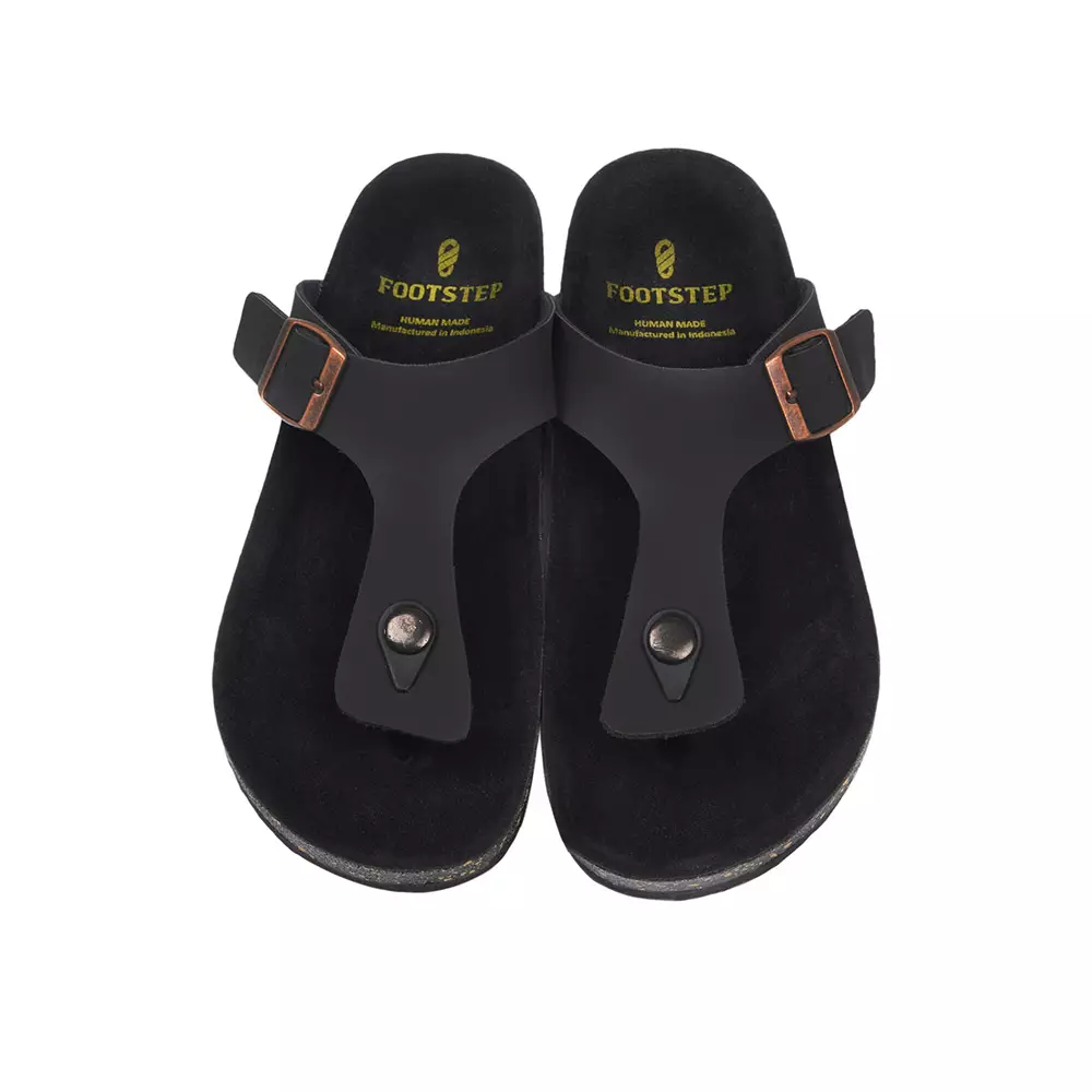 Sandal Jepit Slide Pria Footstep Footwear – Tora Black