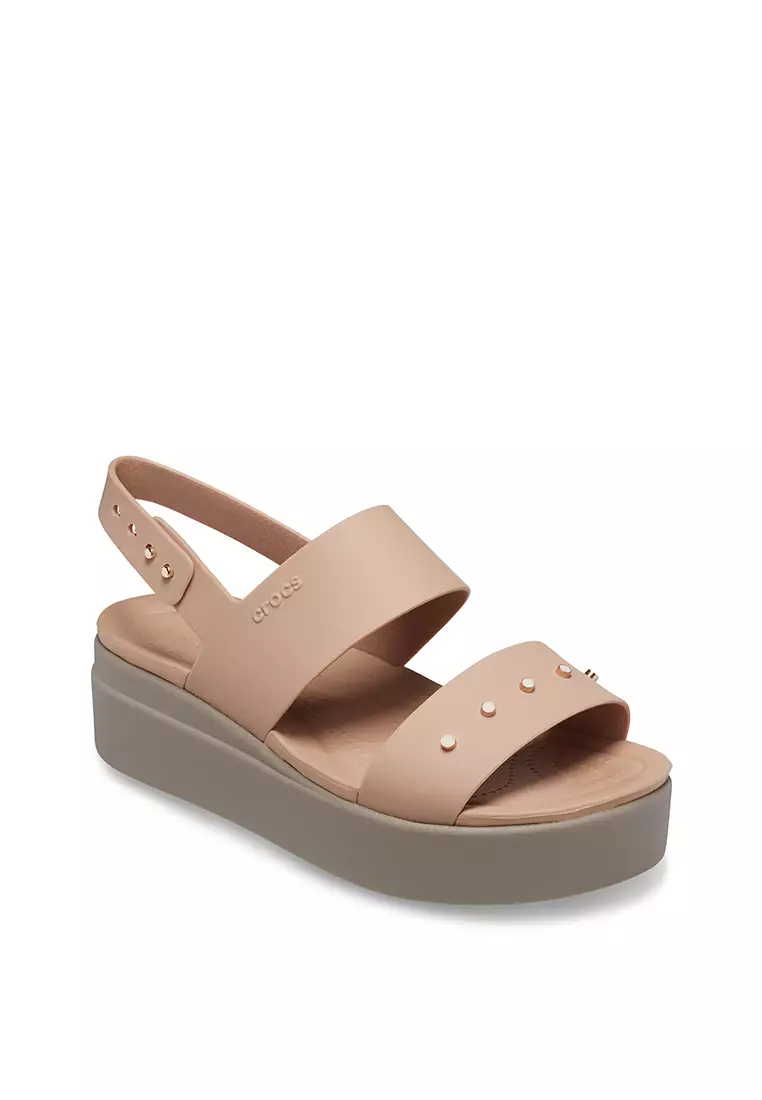 Buy Crocs Brooklyn Studded Low Wedges Online ZALORA Malaysia