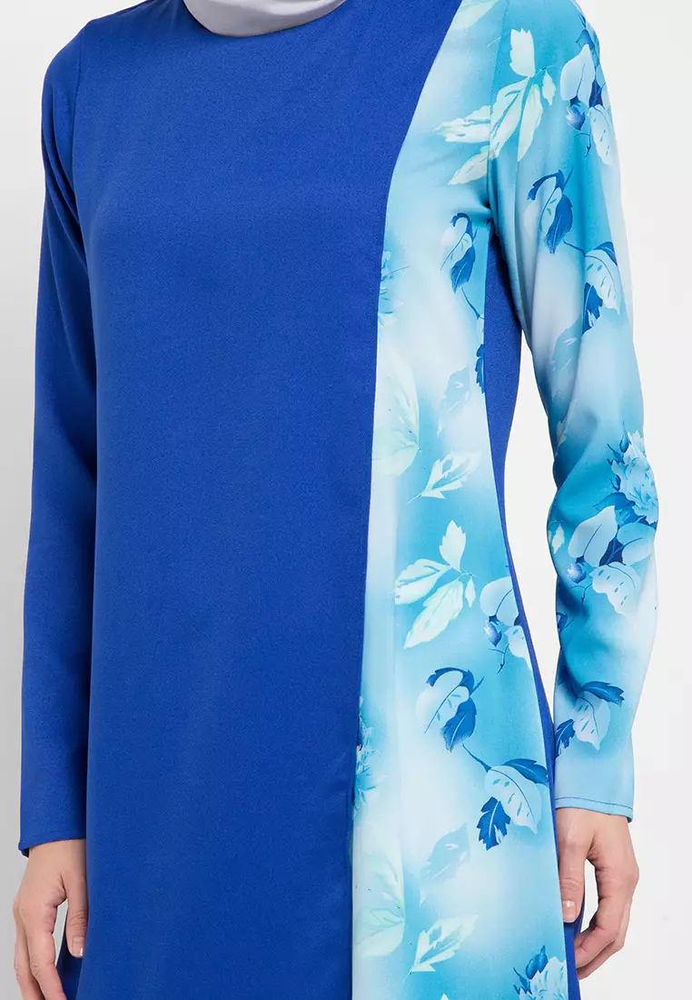 Gina Maxi Dress in Blue - Azzar