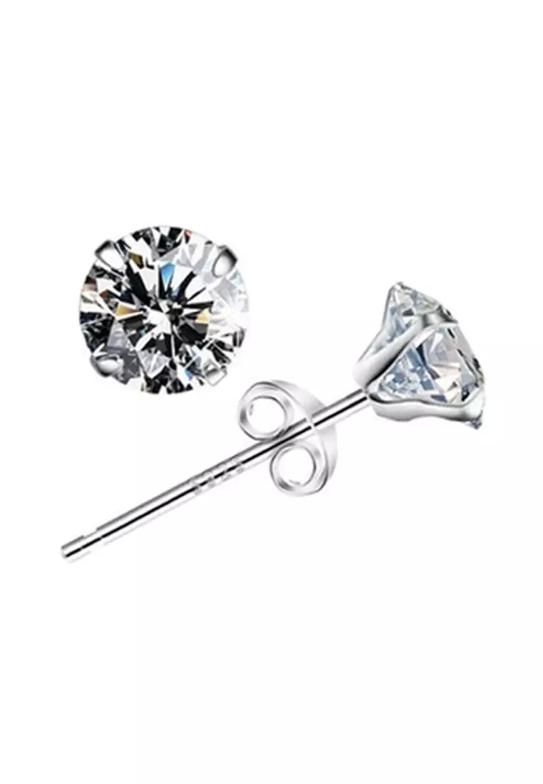 Cz on sale silver earrings