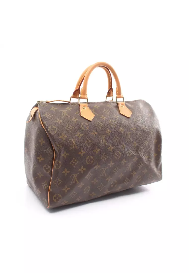 Louis Vuitton Pre-loved Louis Vuitton Speedy 35 monogram Handbag PVC ...