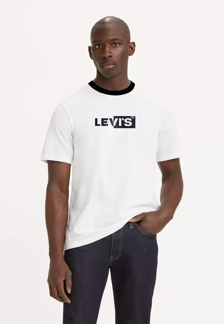 Levi's Single Tipped Polo shirt Men's Cotton size Medium Colour
