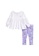 Nike purple Nike Girl Infant's Icon Clash Top & Leggings Set (12 - 18 Months) - Purple Pulse 5C60EKA7C58315GS_1