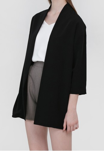 Jual Cloth Inc Blake Loose Outer in Black Original 