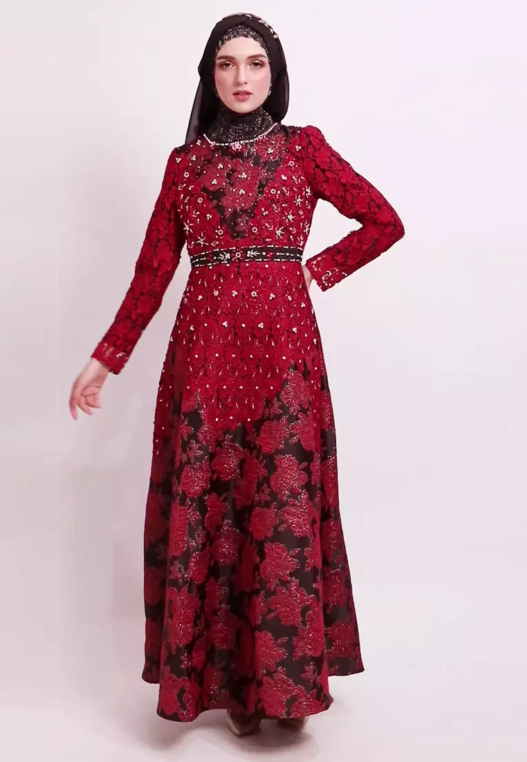 Bibiq Gamis Jacquard Brokat