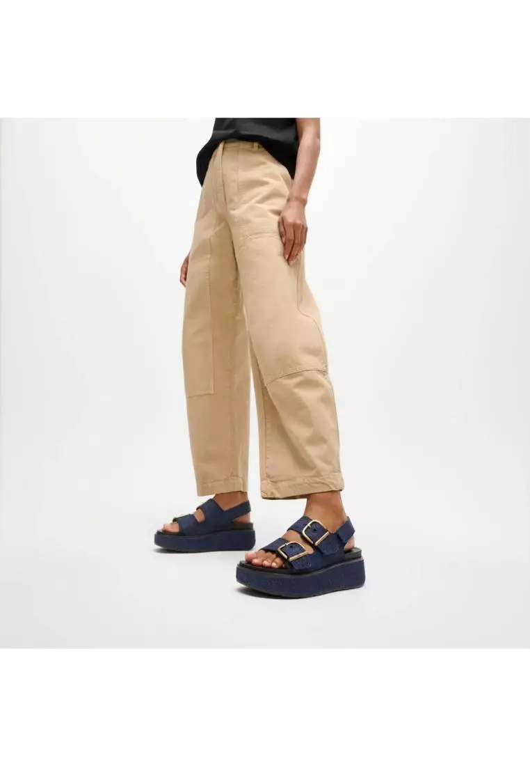 Gen-FF Max Buckle Denim Back-Strap Sandals